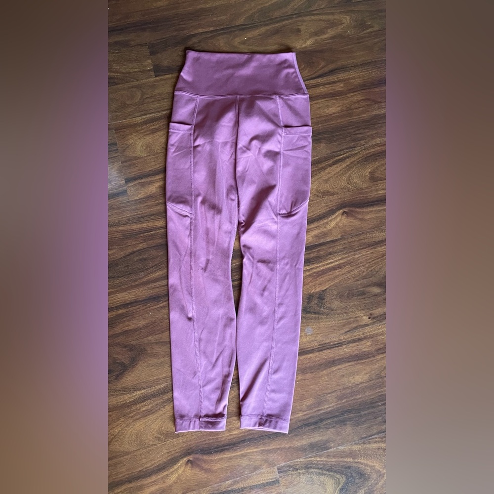Reflex Dusty Rose High-Waisted Leggings